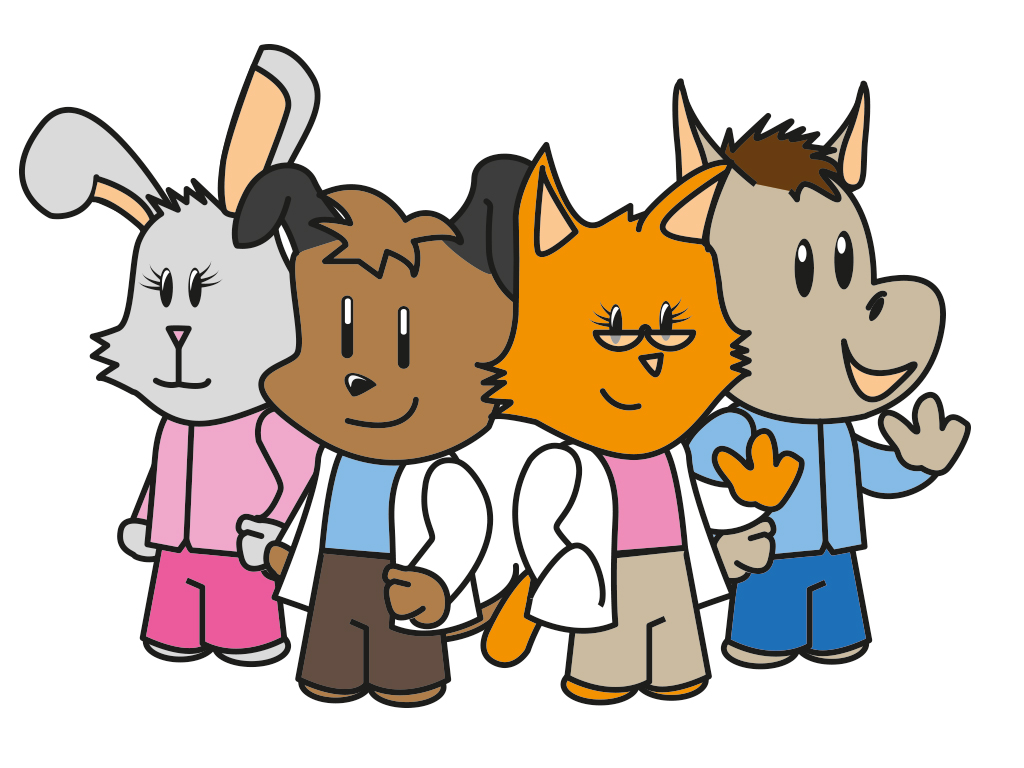 MSD Animal Health mascot designs
