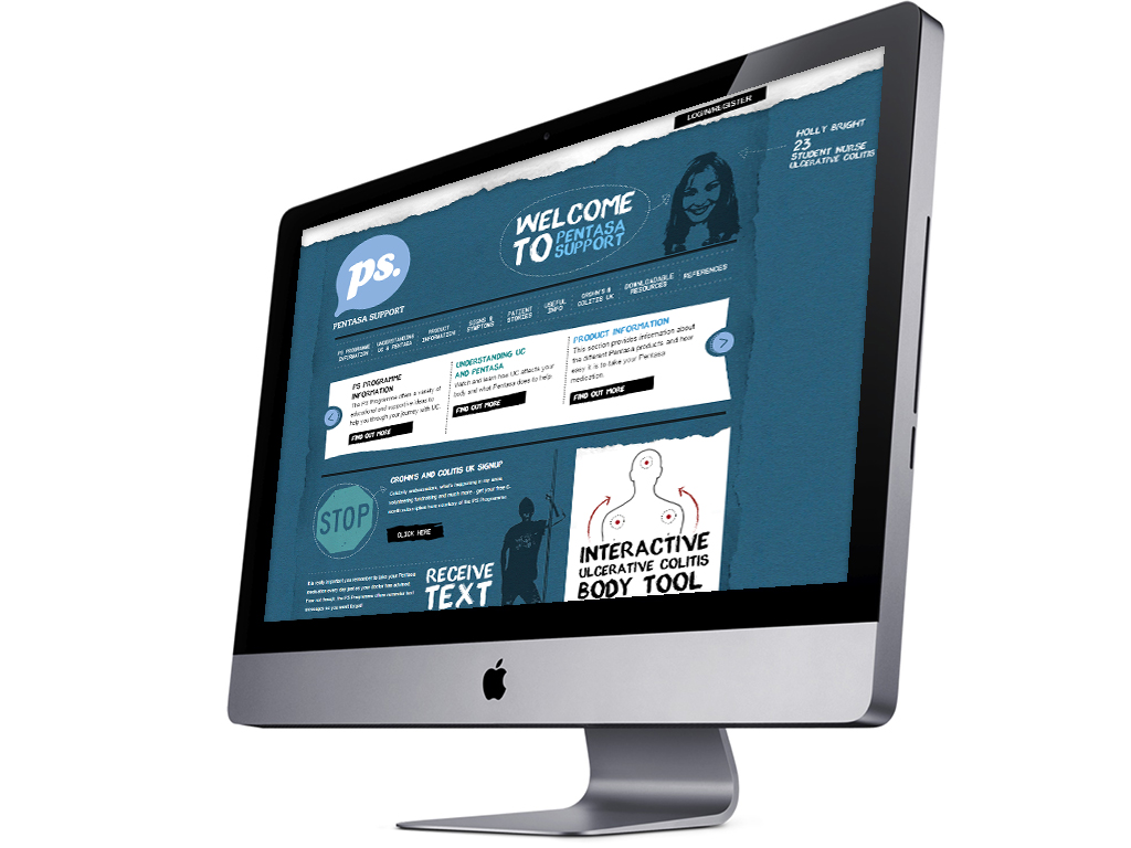 Pentasa website website design and build